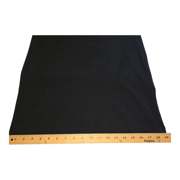 Everlane T Shirt Dress Womens Small Black The Weekend Short Sleeve Casual Goth - Picture 10 of 10